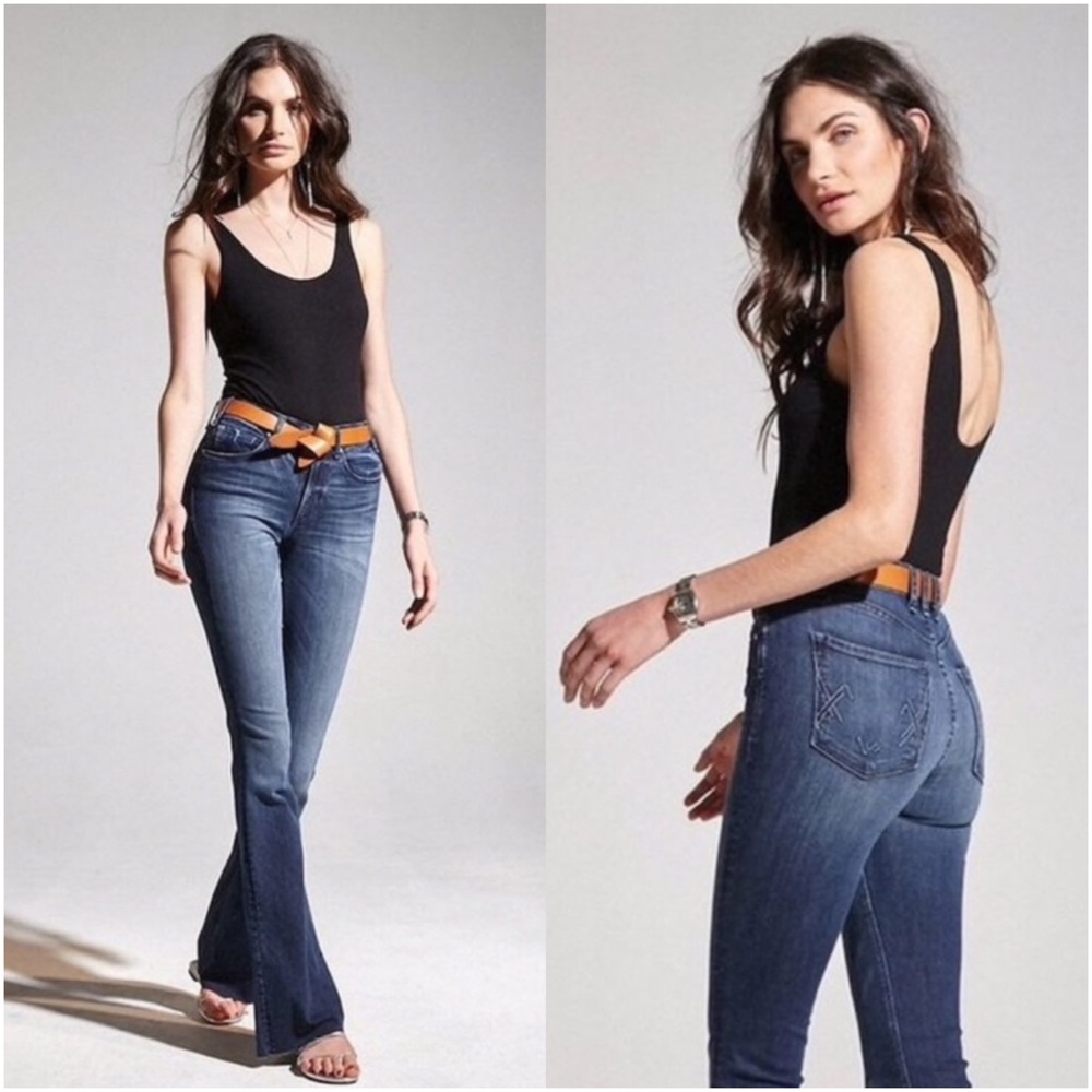 MCGUIRE Majorelle Flare Jean in Sleeping Gypsy